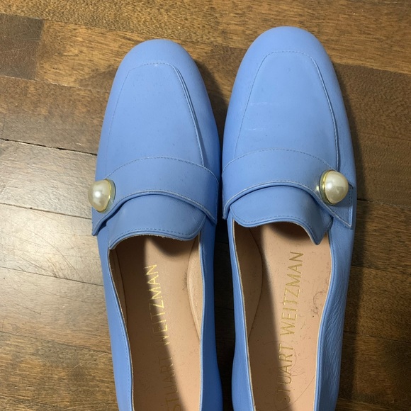 Stuart Weitzman light blue loafers 8.5 - Picture 2 of 3
